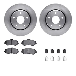 R1 Concepts WFWH1-40094 E- Line Series Brake Rotor W/ Ceramic Brake Pads & Hdw